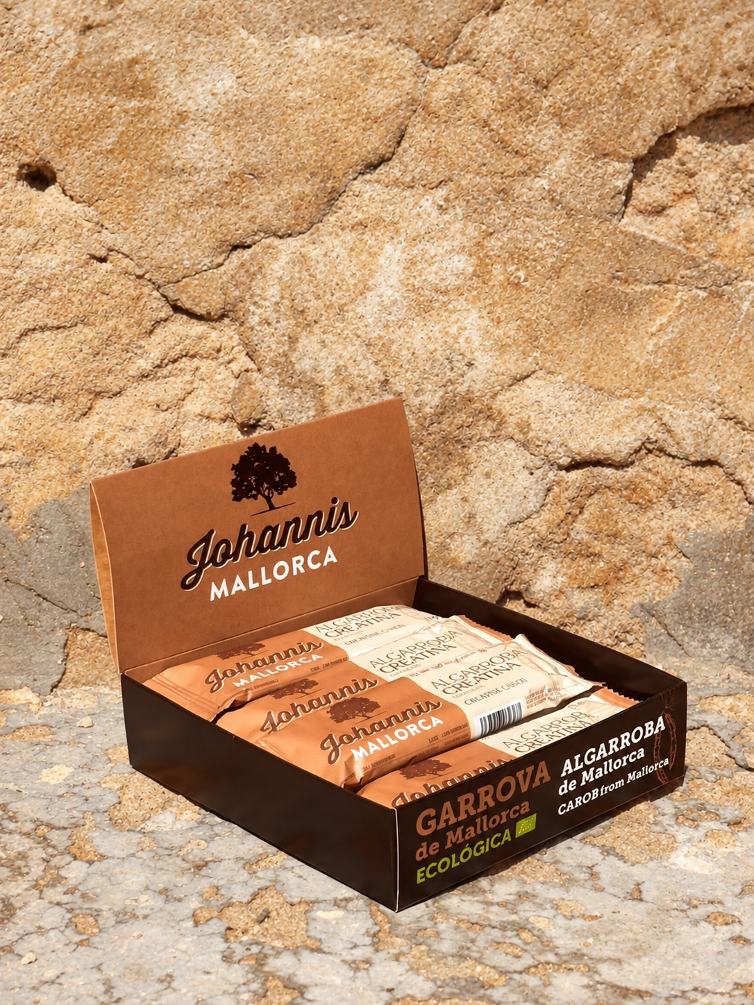 PACK BARRITAS CREATINA DE ALGARROBA (PACK 12 UNIDADES)